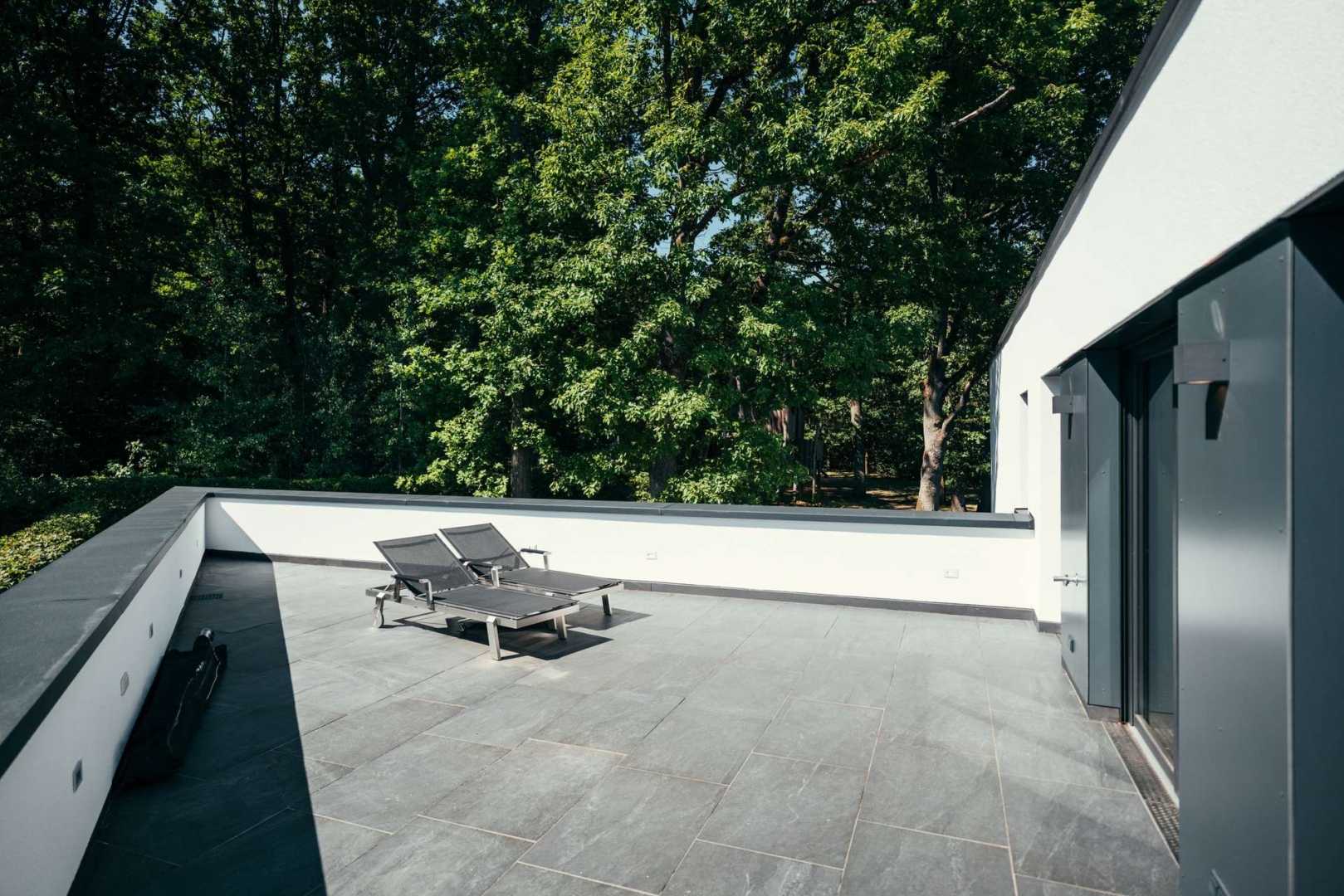 Dachterrasse zum Wald